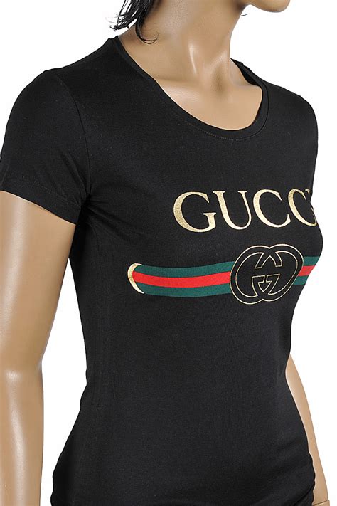 cheap gucci women's t-shirts|gucci shirt women black.